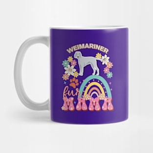 Weimariner Fur Mama, Weimariner For Dog Mom, Dog Mother, Dog Mama And Dog Owners Mug